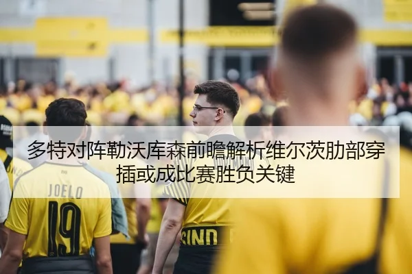 多特对阵勒沃库森前瞻解析维尔茨肋部穿插或成比赛胜负关键